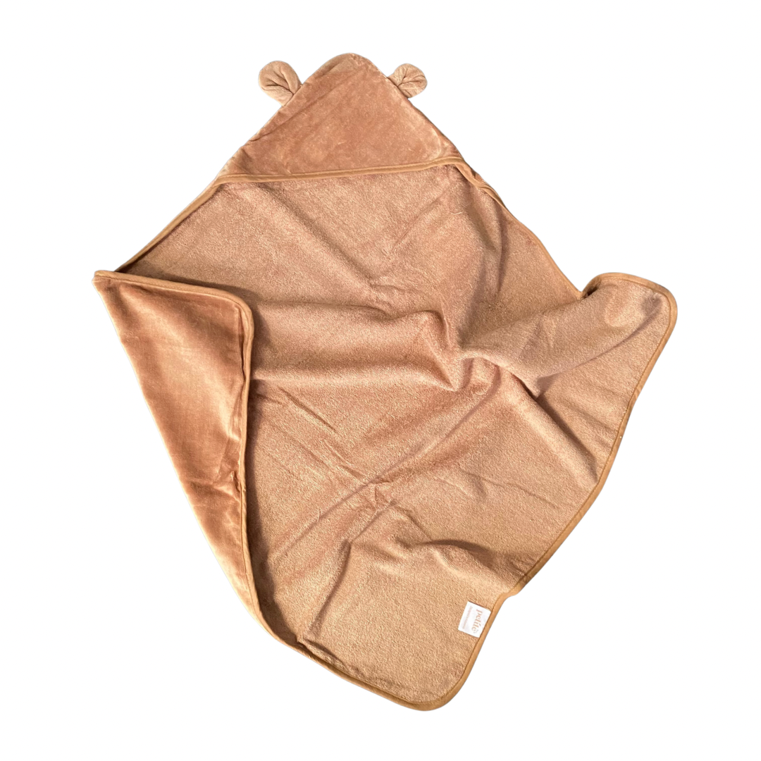 Juego de toalla y toallita con capucha