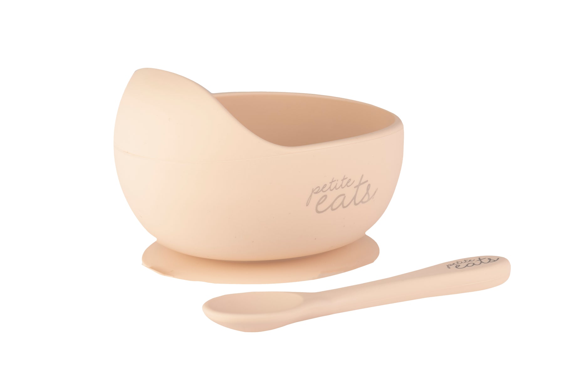 Cuencos y cucharas de silicona para bebés