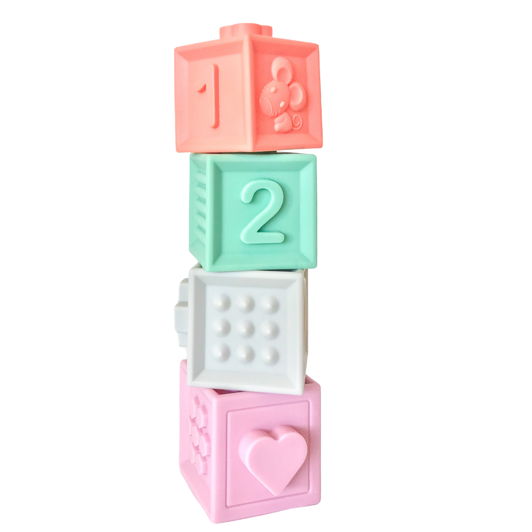 Baby Silicone Building Blocks