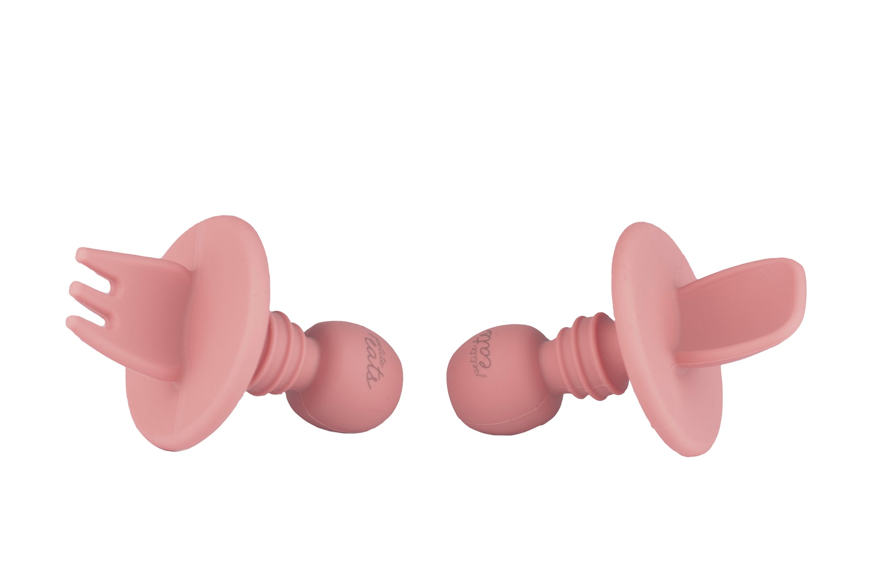 Cubiertos de silicona para bebés