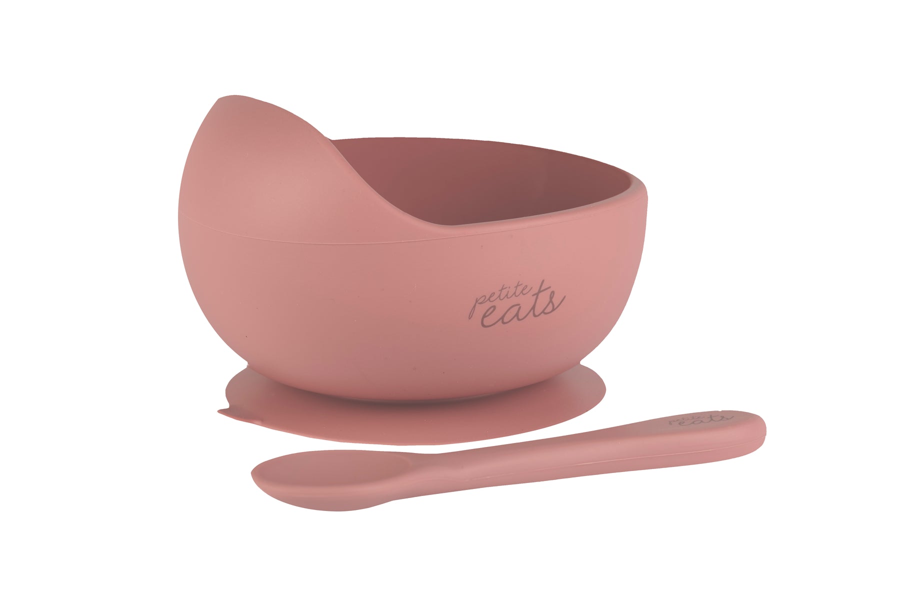 Cuencos y cucharas de silicona para bebés