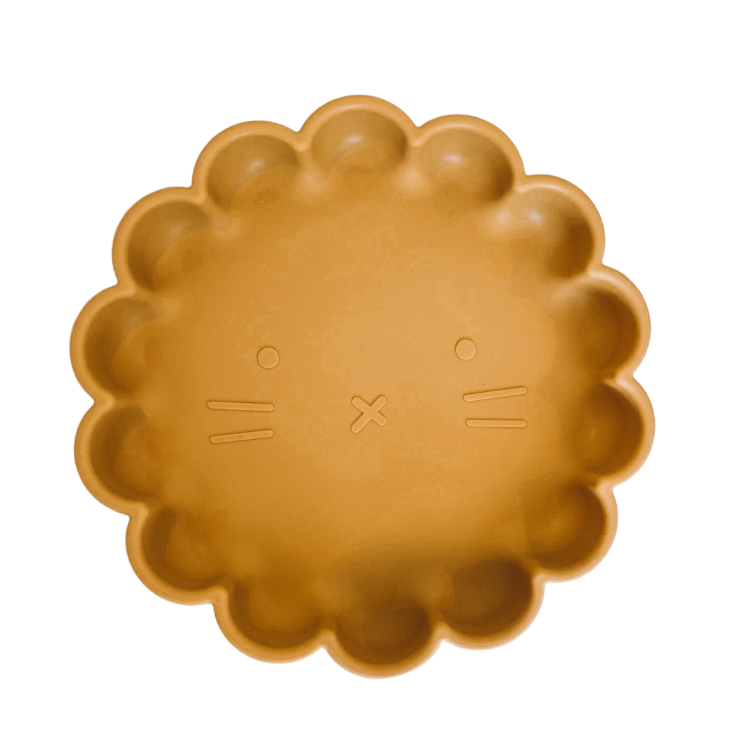 Silicone Baby Lion Plate