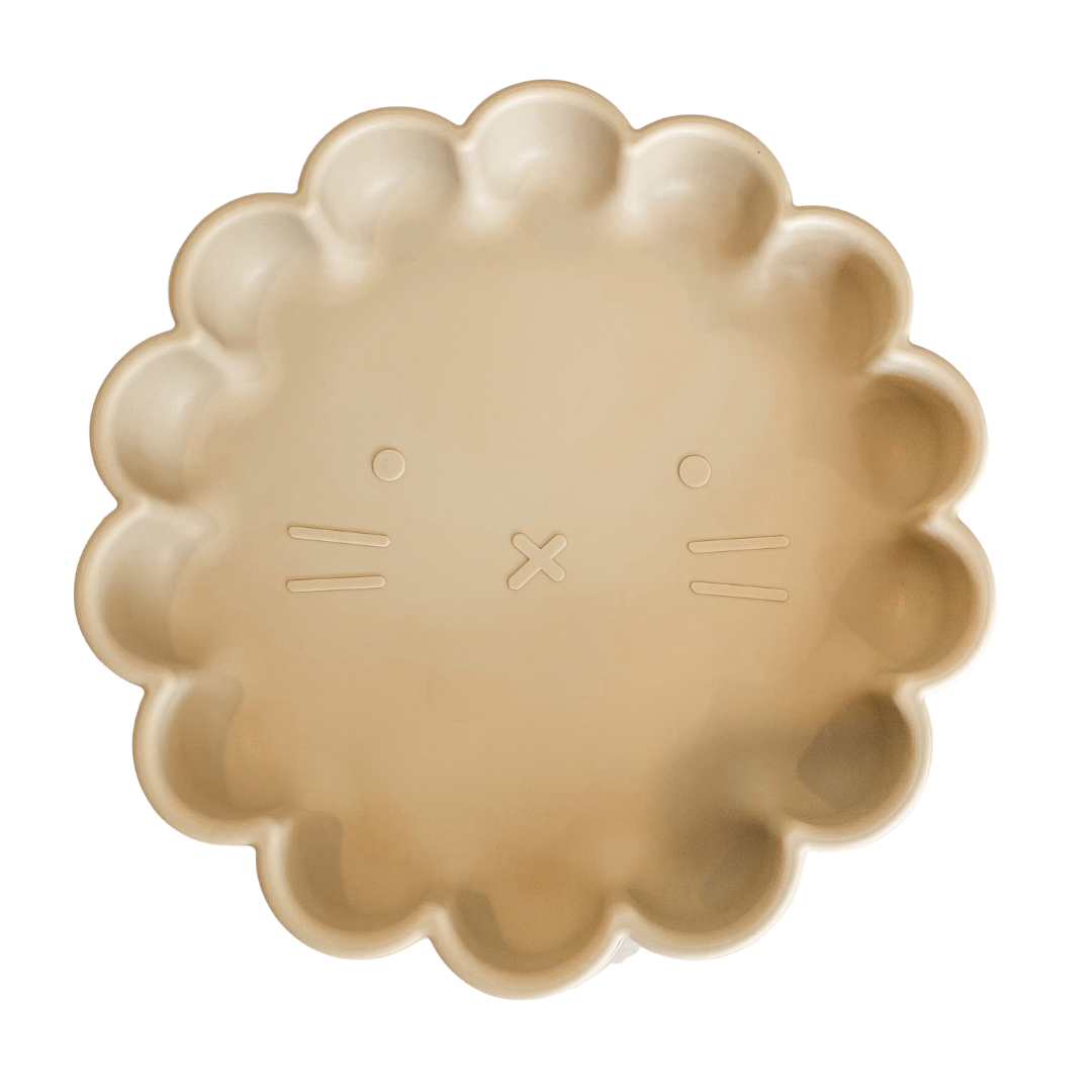 Plato León Bebé Silicona