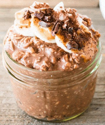 Banana Choc Overnight Oats: