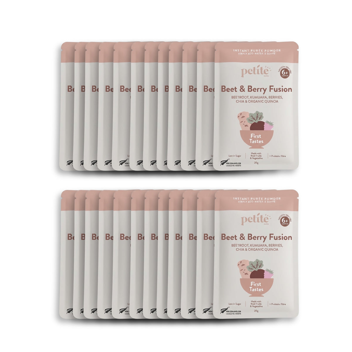 24-Pack Beet & Berry Fusion Baby Puree Powder 20g
