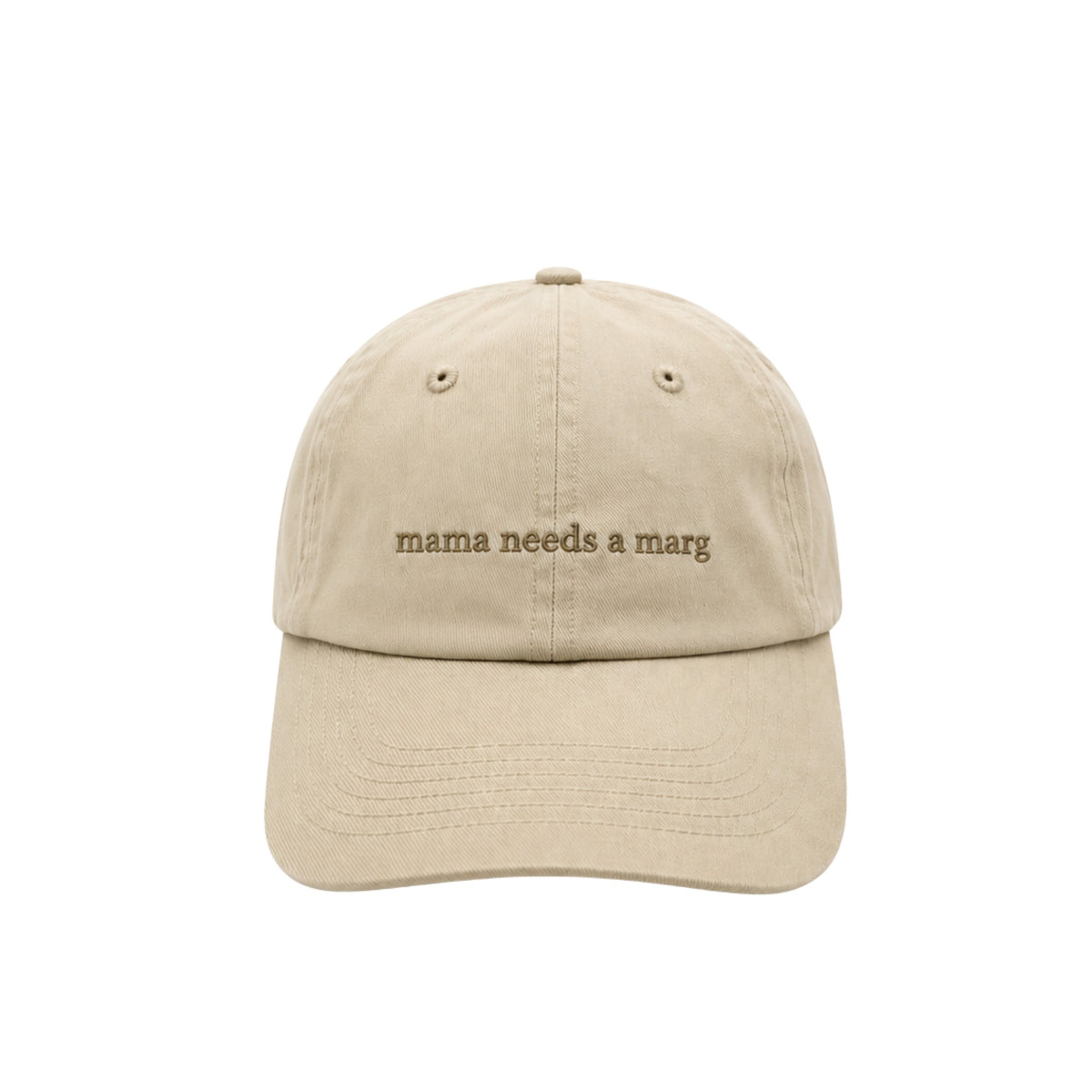 Vintage Cap - Mama Needs A Marg (Cream/Sand)