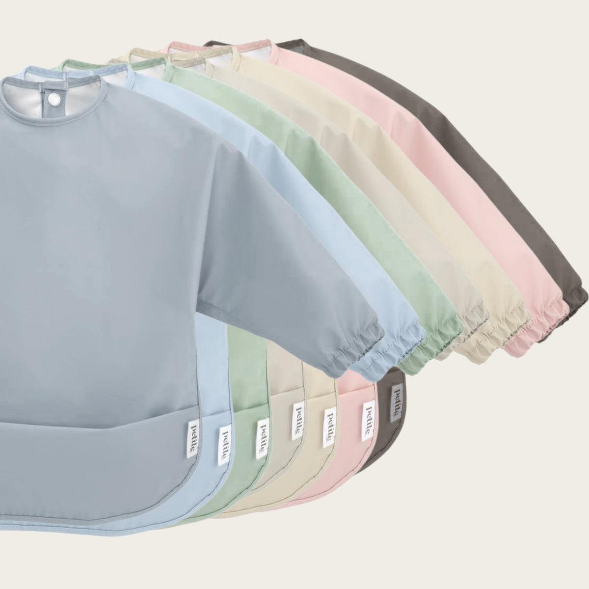 Sleeved Waterproof Baby Bibs