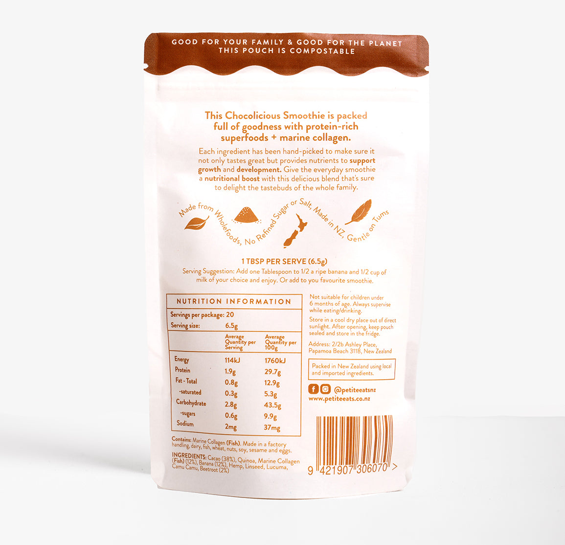 Chocolicious Superfood Smoothie Mix 130g