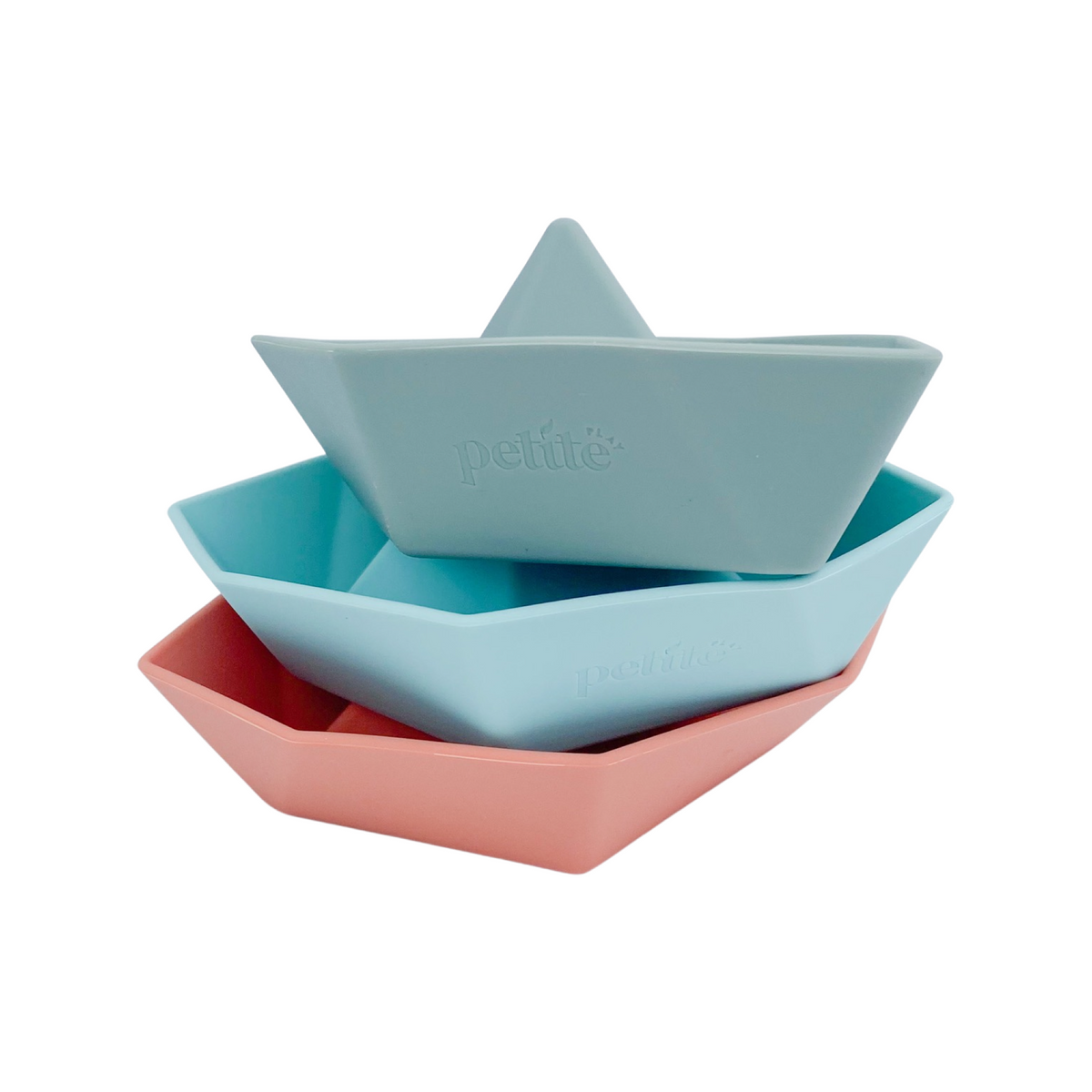 Silicone Bath Toy - Origami Boats (set of 3)