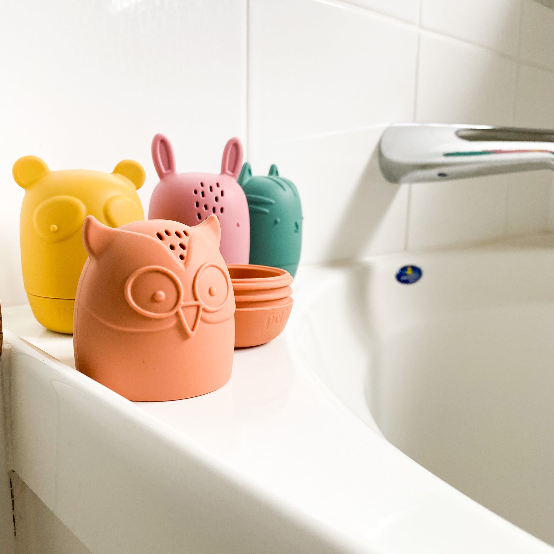 Silicone Bath Toys (set of 4)